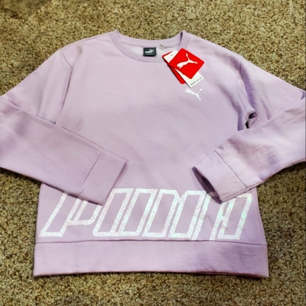 NWT Purple Puma Kids Sweater